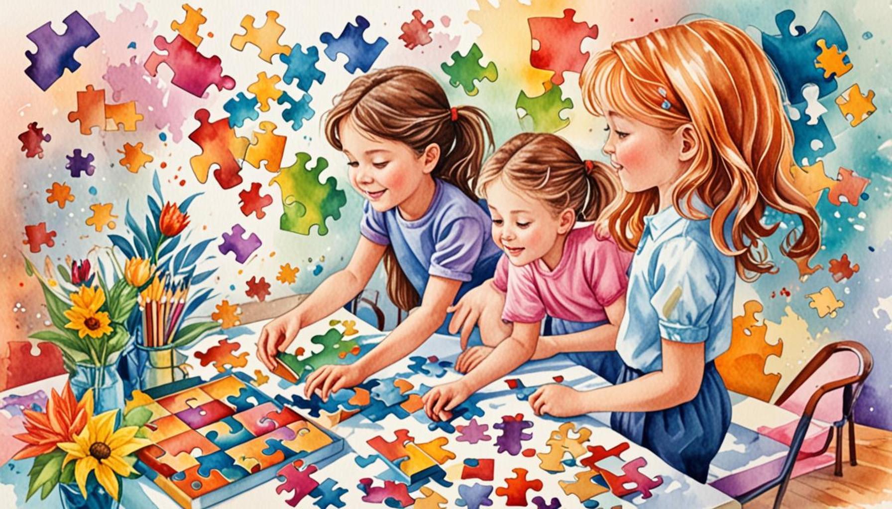The Influence of Puzzles on the Learning of School-Aged Children