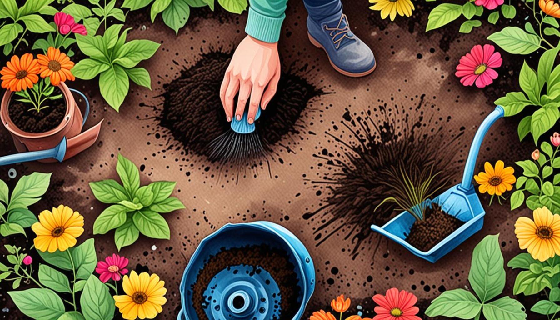 Use of Mulching to Reduce Watering Needs: Tips for Beginners
