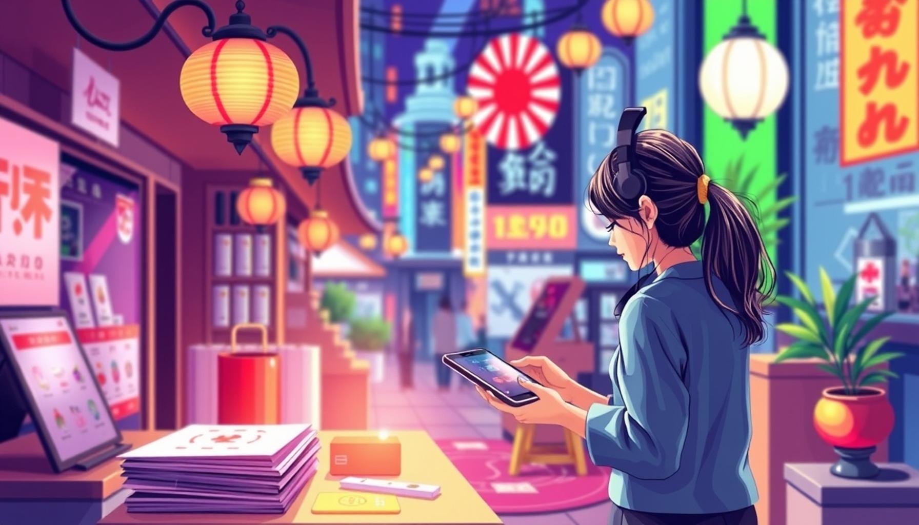 Eコマースにおけるイノベーション：日本企業が拡張現実と仮想現実をどのように活用しているか