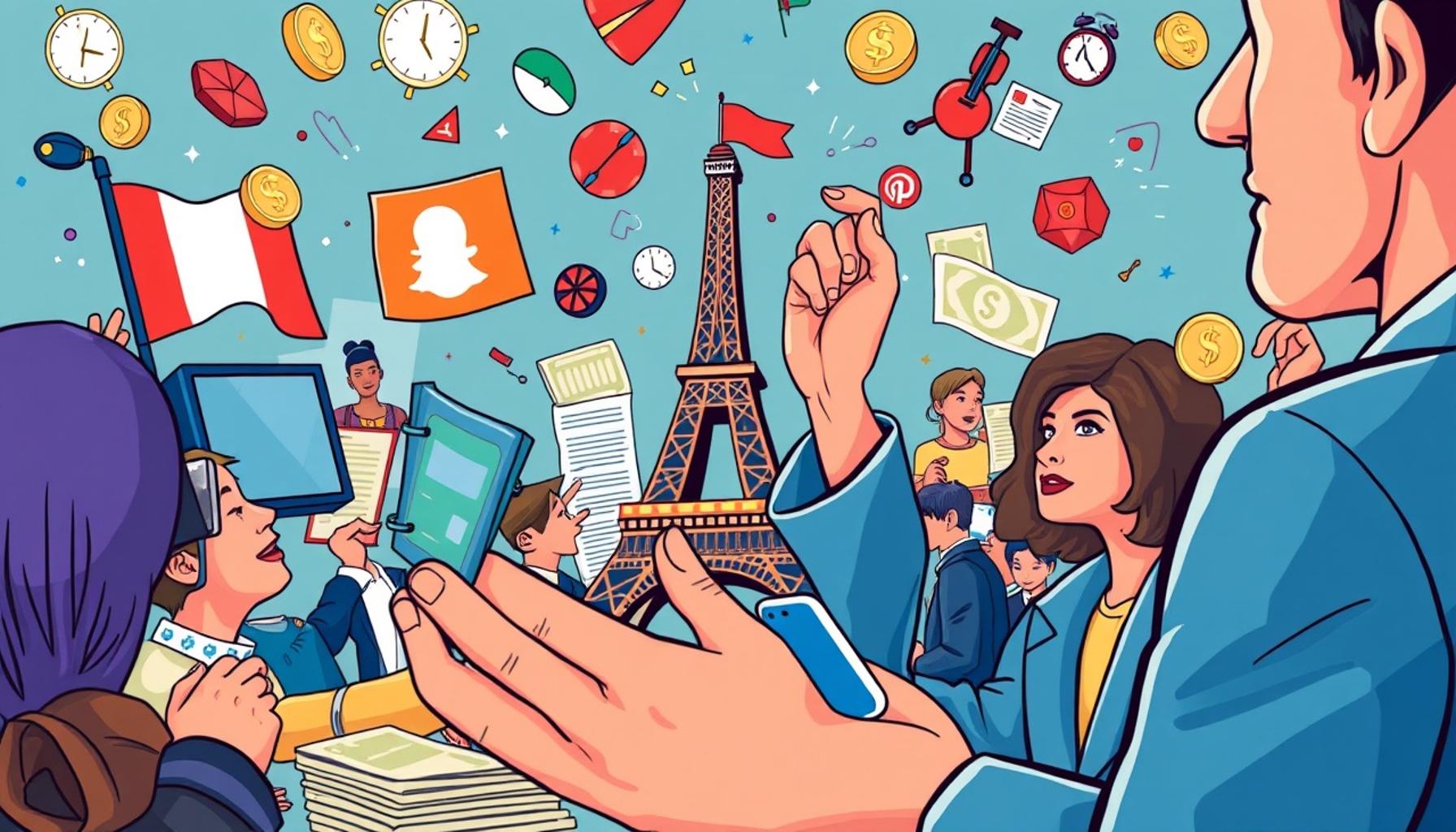 L&rsquo;influence des réseaux sociaux sur la politique française : mobilisation et désinformation