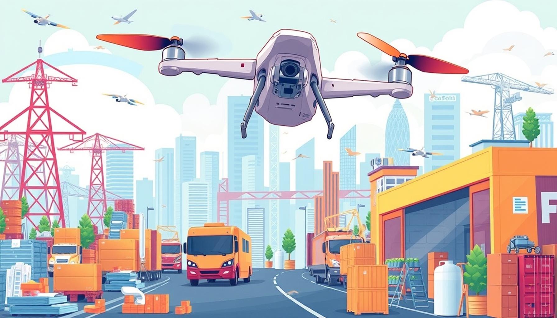 La Révolution des Drones dans la Logistique et la Livraison de Produits en France